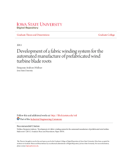 Development of a fabric winding system for the automated
