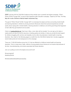 SDBP is joining with the Child Mind Institute as they embark upon a