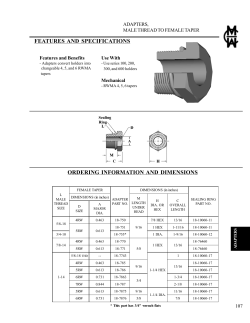 Detailed Part Description - Spot Welding Consultants Inc