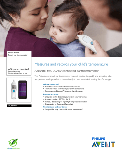 SCH740/37 Philips Smart ear thermometer