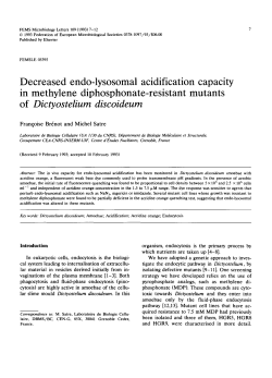 Decreased endo-lysosomal acidification capacity in methylene