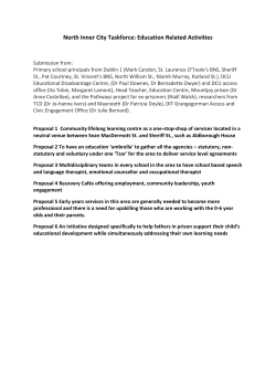 The Educational Disadvantage Centre established a cross