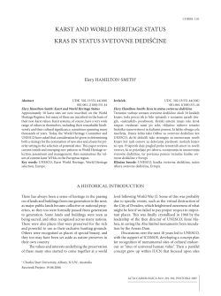 362 karst and world heritage status