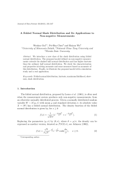 A Folded Normal Slash Distribution and Its Applications to Non