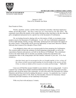 Guidebook for Confirmation