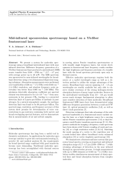 Mid-infrared upconversion spectroscopy based on a Yb:fiber