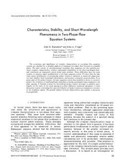 Characteristics, Stability, and Short