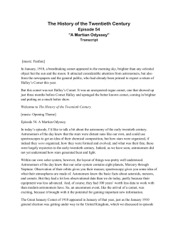 Transcript. - The History of the Twentieth Century