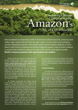 Arc of Deforestation - The Nature Conservancy