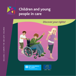 Children and young people in care &ndash; Discover your rights!