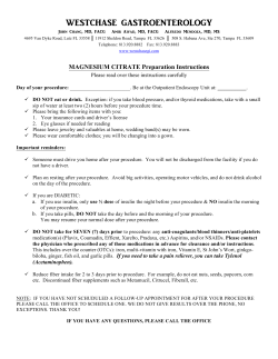 magnesium citrate prep