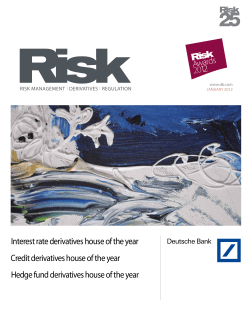 Interest rate derivatives house of the year Credit