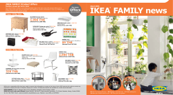 IKEA&reg; FAmIly news