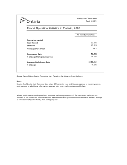 Full Report in pdf format - Ontario Ministry of Tourism, Culture and