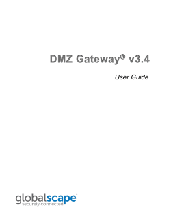 DMZ Gateway v3.4 User Guide