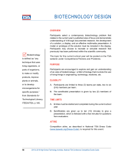 BIOTECHNOLOGY DESIGN