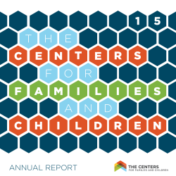 Annual Report - The Centers for Families and Children