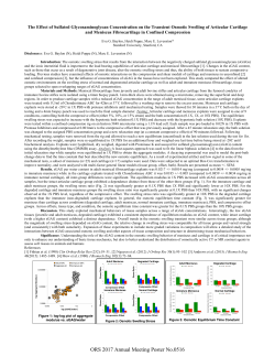 ORS 2017 Annual Meeting Poster No.0516