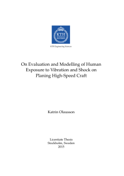 On Evaluation and Modelling of Human Exposure to