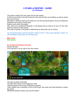 3 STARS of DESTINY - GUIDE