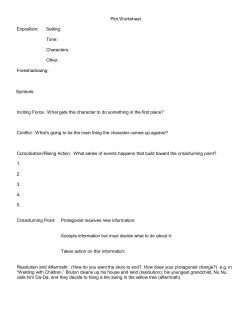 Plot Worksheet Exposition: Setting