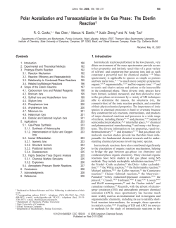 The Eberlin Reaction - ACS Publications