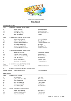 royal cheshire show results 22 june 2016