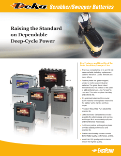 Deka Scrubber/Sweeper Flyer