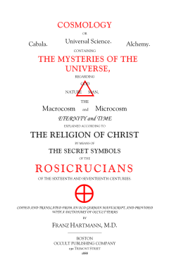 sEcREt symbols oF thE RosicRuciANs