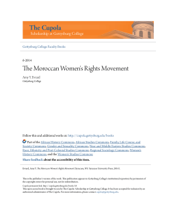 The Moroccan Women`s Rights Movement