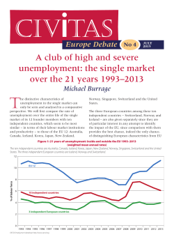 A club of high and severe unemployment: the single market
