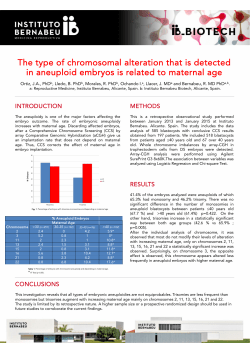 The type of chromosomal alteration that is