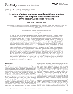 Long-term effects of single-tree selection cutting on structure and