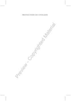 Protection of Civilians - Global Peace Operations Review