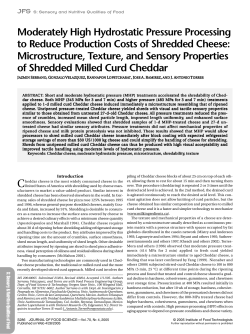 Moderately High Hydrostatic Pressure Processing to Reduce