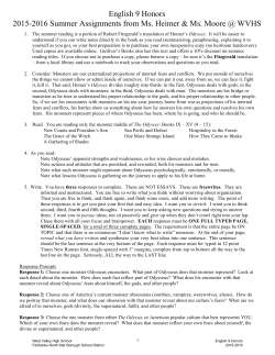 English 9 Honors - Fairbanks North Star Borough School District