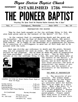 INDEPENDENT ESTABLISHED 1786 MISSIONARY