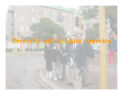 Diversity within Latin America