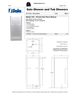 Section 138 .. Salo Bathbays/Showers - Roberts