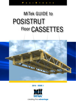 POSISTRUT Floor CASSETTES