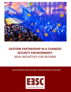 eastern partnership in a changed security environment