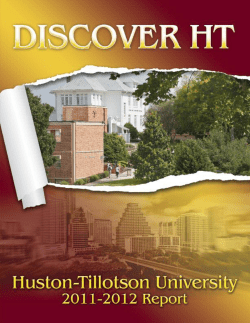 2011-12 Annual Report - Huston