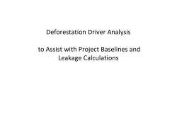 Deforestation Driver Analysis