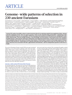 Genome-wide patterns of selection in 230 ancient