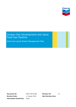 Solid and Liquid Waste Management Plan