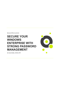secure your windows enterprise with strong password management