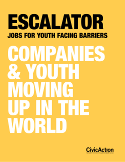 Escalator: Jobs for Youth Facing Barriers