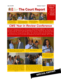The Court Report - Court Management Services