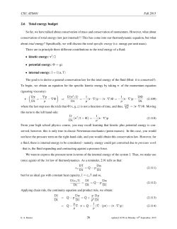 2.6 Total energy budget