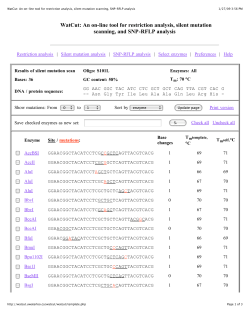 Lab module 2, day 1: Silent mutation analysis example for S101L